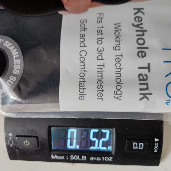 Time And Tru Maternity Black Tank Top XL Seamless Support Soft & Comfortable - Picture 7 of 7